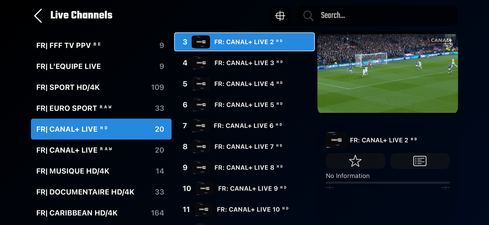 iBO Player application IPTV sur Formuler Z11 Pro Max